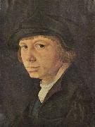 Lucas van Leyden Self-portrait oil painting